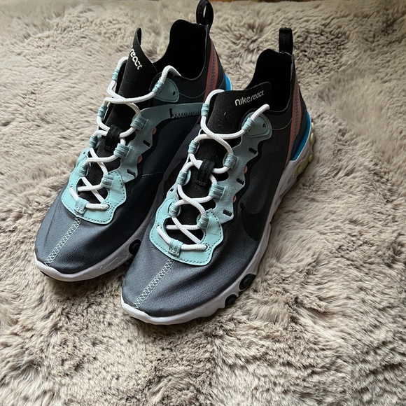 Nike React Element 55 Ocean Cube Sportswear Sneaker Mens 7 - Picture 8 of 11